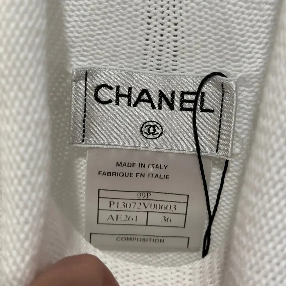 Chanel knit blouse size 36 (xs)‎